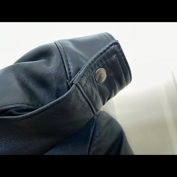 Vintage 2k Leather Coat 💣 - Picture 4 of 7